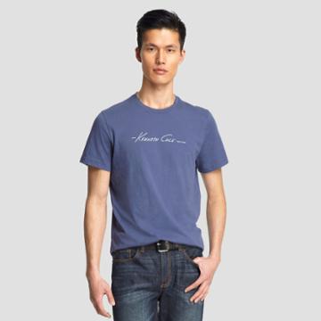 Kenneth Cole New York Logo T-shirt - Blue Print