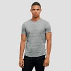Kenneth Cole New York T-shirt With Side Zippers - Charcoal Hth