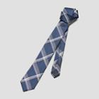 Kenneth Cole New York Tonal Check Grid Tie - Navy