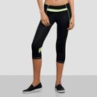 Reaction Kenneth Cole Capri Legging - Black/sprk