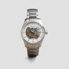 Kenneth Cole New York Silver Skeleton-dial Watch With Link Bracelet - Neutral