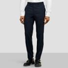 Reaction Kenneth Cole Single Pleat Slim-fit Suit Pant - Navy