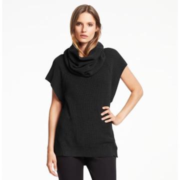 Kenneth Cole New York Noell Sleeveless Sweater With Cowl - Black