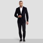 Kenneth Cole New York Slim-fit Velvet Suit Jacket - Black
