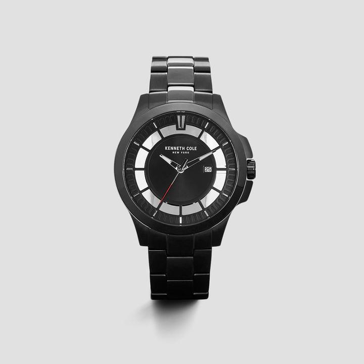 Kenneth Cole New York Gunmetal Stainless Steel Watch - Neutral