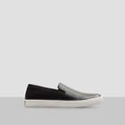 Kenneth Cole New York Double Or Nothing Leather & Neoprene Sneaker - Black