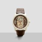 Kenneth Cole New York Automatic Silvertone Skeleton Watch - Neutral