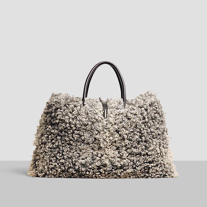 Kenneth Cole New York Foldover Tote - Grey Multi