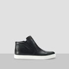 Kenneth Cole New York Kalvin Leather Perforated Sneaker - Black