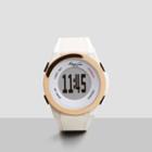 Kenneth Cole New York Connect Smart Watch With White Silicone Strap - Neutral