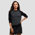 Kenneth Cole New York Back Zipper Pullover Sweater - Black/charcoal