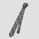 Kenneth Cole New York Slim Party Plaid Tie - Black