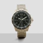 Unlisted, A Kenneth Cole Production Black And Silvertone Alloy Link Watch - Neutral