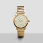 Kenneth Cole New York Gold Watch With Diamond Marker - Neutral