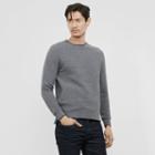 Reaction Kenneth Cole Quilted Crew Neck Sweatshirt - Flannel Heat