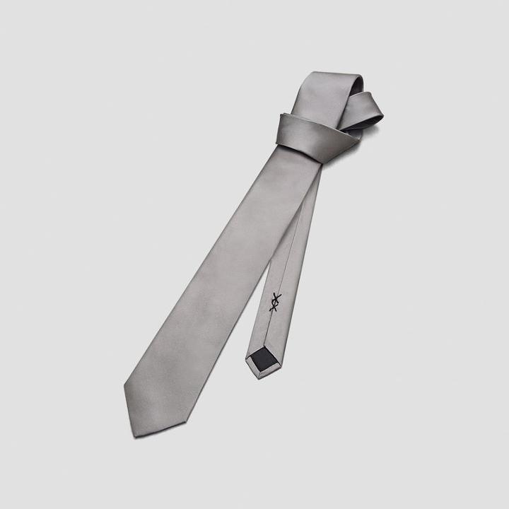 Kenneth Cole New York Solid Satin Cire Tie - Purple