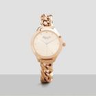 Kenneth Cole New York Rose Gold Bracelet Watch With Pyramid Stud Markers - Neutral