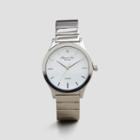 Kenneth Cole New York Silver Watch With Diamond Marker - Neutral