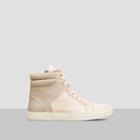 Kenneth Cole New York Double Play Leather Sneaker - Bone/taupe