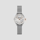 Kenneth Cole New York Silver-tone And Rose Gold-tone Watch With Mesh Strap - Neutral