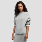 Kenneth Cole Black Label Bonded Mock Neck Sweater - Hthr Grey/ntr