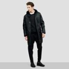 Kenneth Cole Black Label Shearling Coat - Black