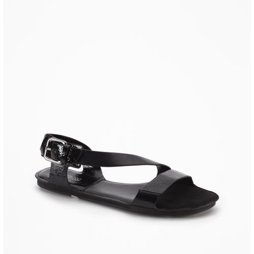 Kenneth Cole Reaction Cross Dear Sandal - Black