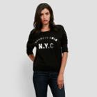 Kenneth Cole New York French Terry Logo Sweatshirt - Black