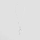 Kenneth Cole The Giving Keys Silver 'love' Lock And Key Lariat Necklace - Silver