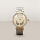 Kenneth Cole New York Silvertone And Goldtone Accent Mesh Watch - Neutral