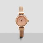 Kenneth Cole New York Rose Gold Watch With Mesh Bracelet - Neutral
