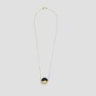 Kenneth Cole Black Label Black And Gold Ball Pendant Necklace - White