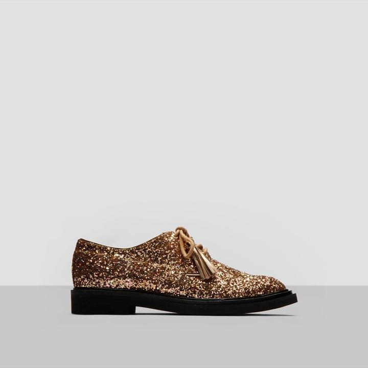 Kenneth Cole New York Annie Glitter Shoe Flat - Shoe - Bronze