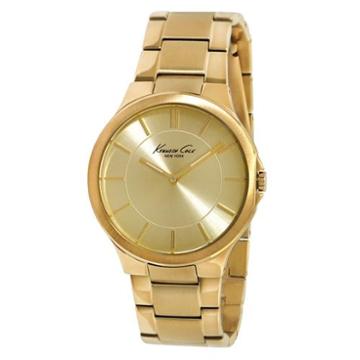 Kenneth Cole New York Gold Watch With Link Strap - Women's -
