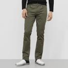Reaction Kenneth Cole Slim-fit 5 Pocket Pant - Army Green