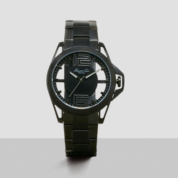 Kenneth Cole New York Translucent Watch With Black Hardware - Neutral