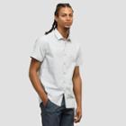 Kenneth Cole New York Wave Printed Button-front Shirt - Haze