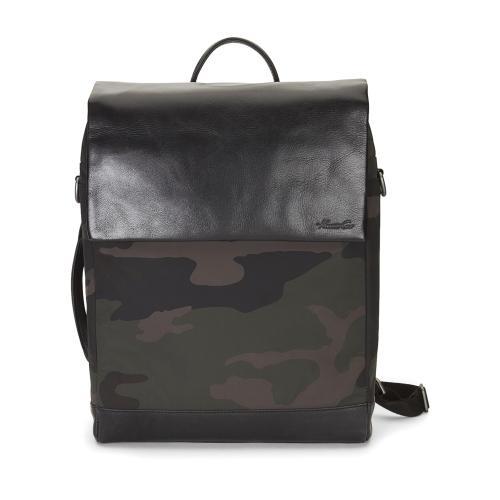 Kenneth Cole New York Camo Convertible Backpack - Black