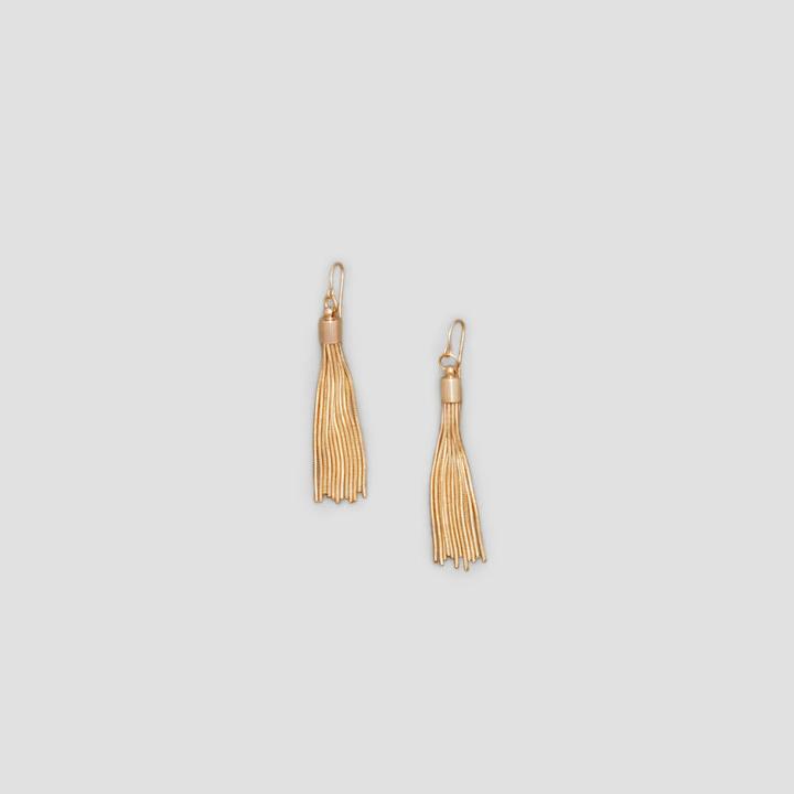Kenneth Cole New York Goldtone Tassle Earrings - Shiny Gold