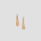 Kenneth Cole New York Goldtone Tassle Earrings - Shiny Gold