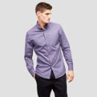 Reaction Kenneth Cole Long-sleeve Purple Shirt - Cassis
