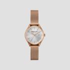 Kenneth Cole New York Rose Gold-tone Watch With Mesh Strap - Neutral