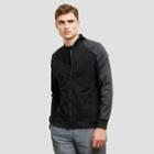 Reaction Kenneth Cole Bomber Jacket With Perforated Nylon - Caper
