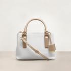 Kenneth Cole New York Houston Leather Crossbody - White Buff