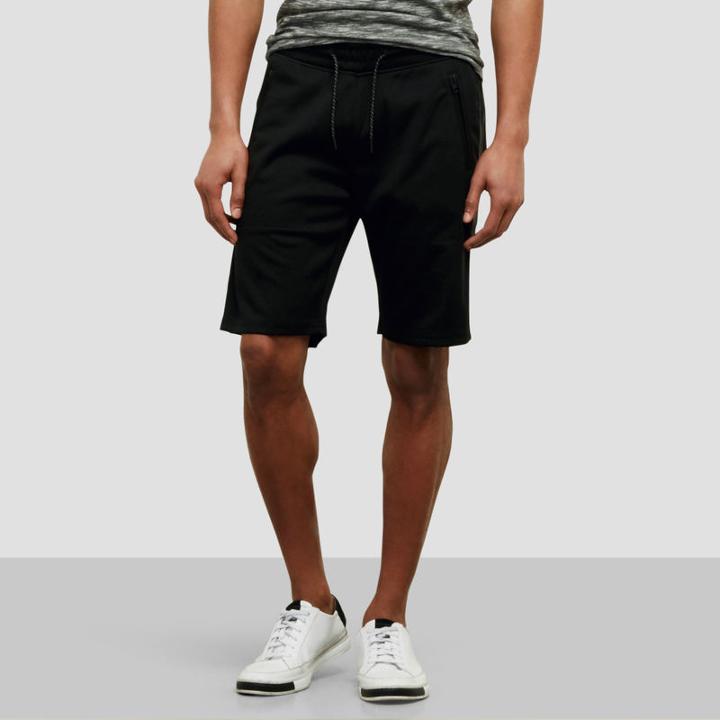 Kenneth Cole New York Bonded Mesh Short - Black