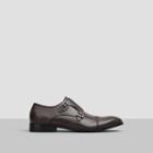 Reaction Kenneth Cole Ave-nue Double-buckle Leather Loafer - Brown