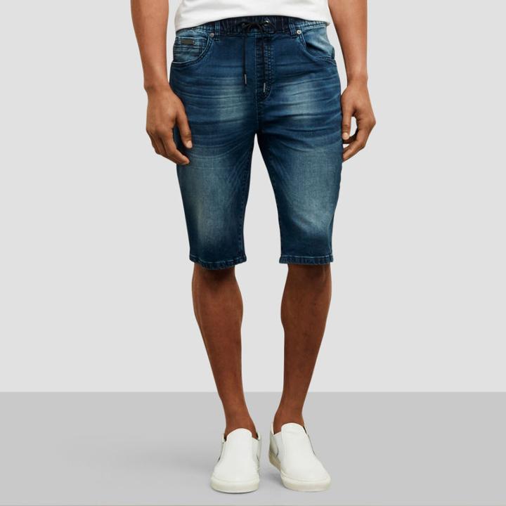 Kenneth Cole New York Slim-fit Denim Short - Indigo