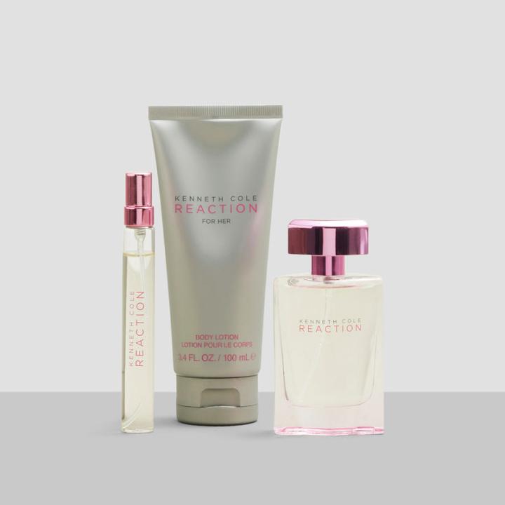 Kenneth Cole New York Reaction Fragrance For Her Three Piece Set - Neutral