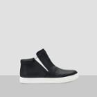 Kenneth Cole New York Kalvin Leather Slip-on Sneaker - Black