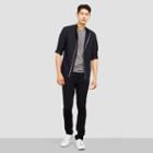 Kenneth Cole New York Full-zip Shirt Jacket - Black